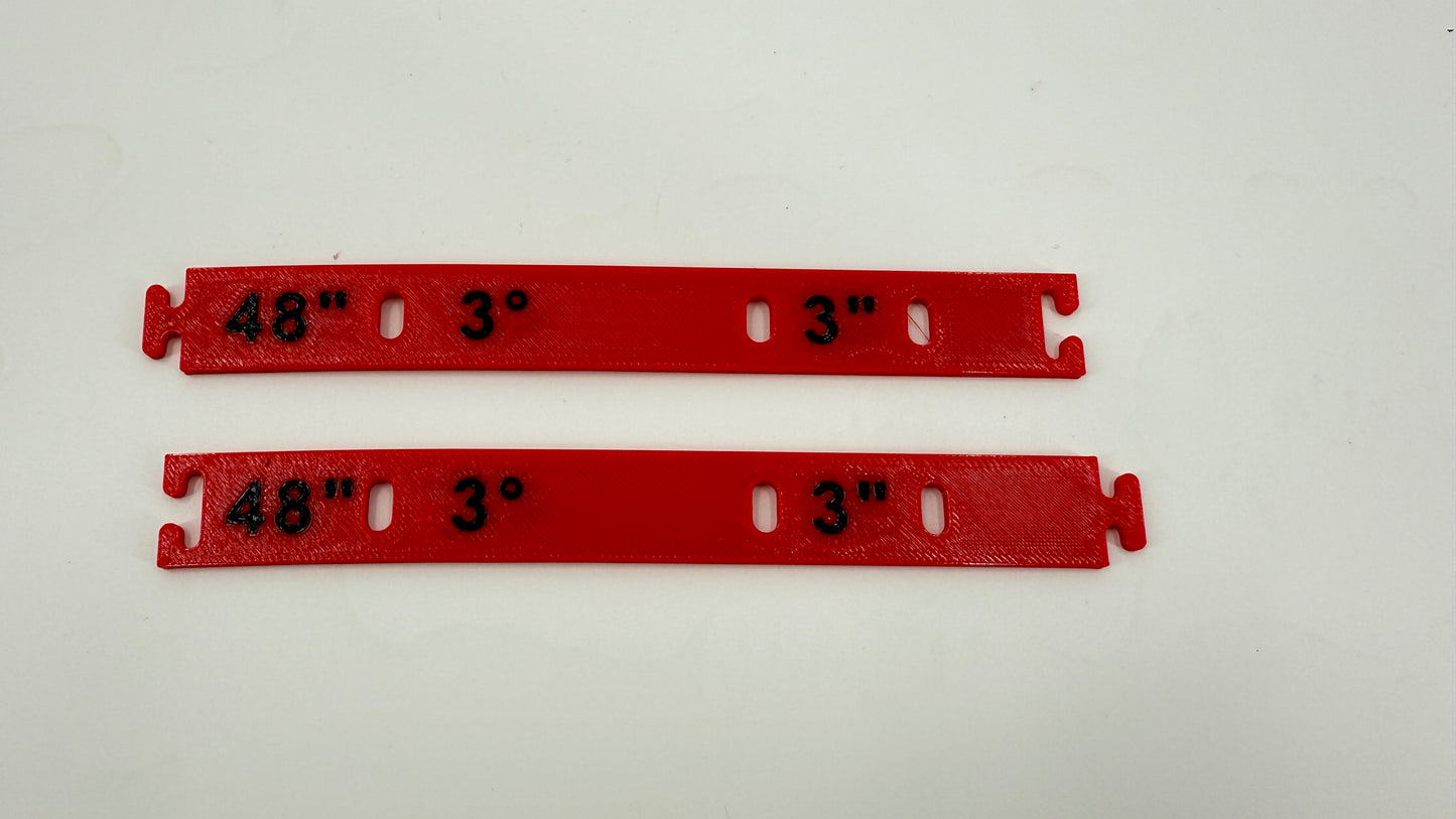 Customizable HO Flex Track Easement Guide