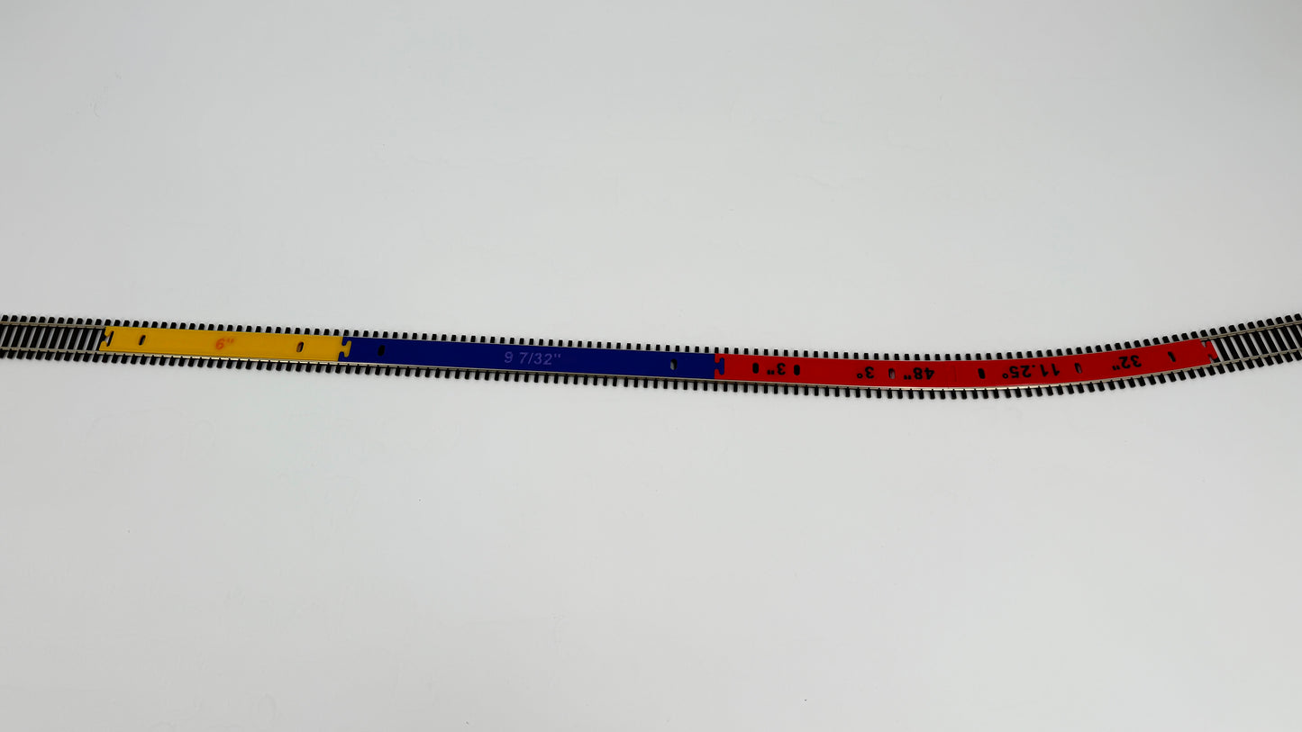 Customizable HO Flex Track Straight Guide