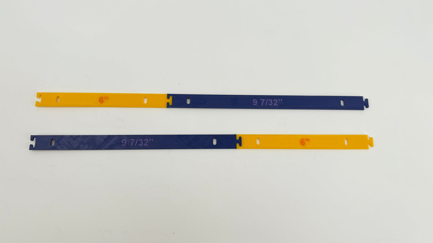 Customizable HO Flex Track Straight Guide