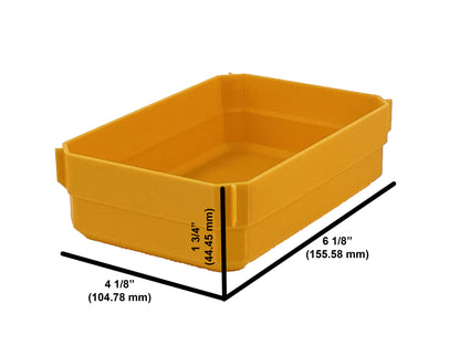 DeWalt TSTAK Organizer Compatible Large Nesting Bin - Yellow