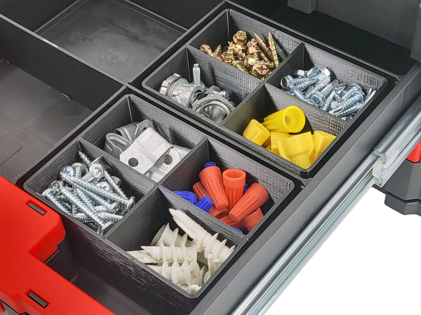 Craftsman Versastack 2-Drawer Tool Box Compatible Small Nesting Bins - Black