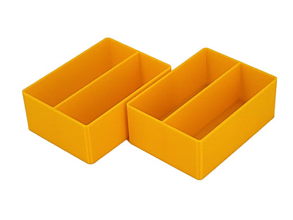 Dewalt TSTAK 2-Drawer Tool Box Compatible Small Nesting Bins - Yellow