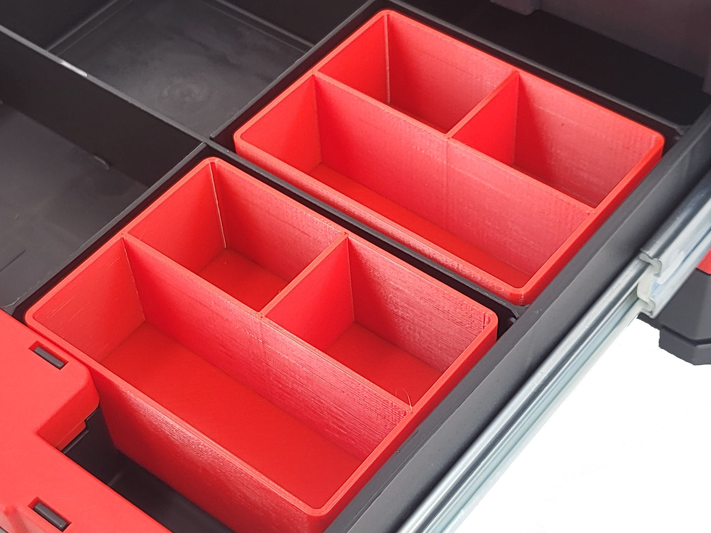 Craftsman Versastack 2-Drawer Tool Box Compatible Small Nesting Bins - Red