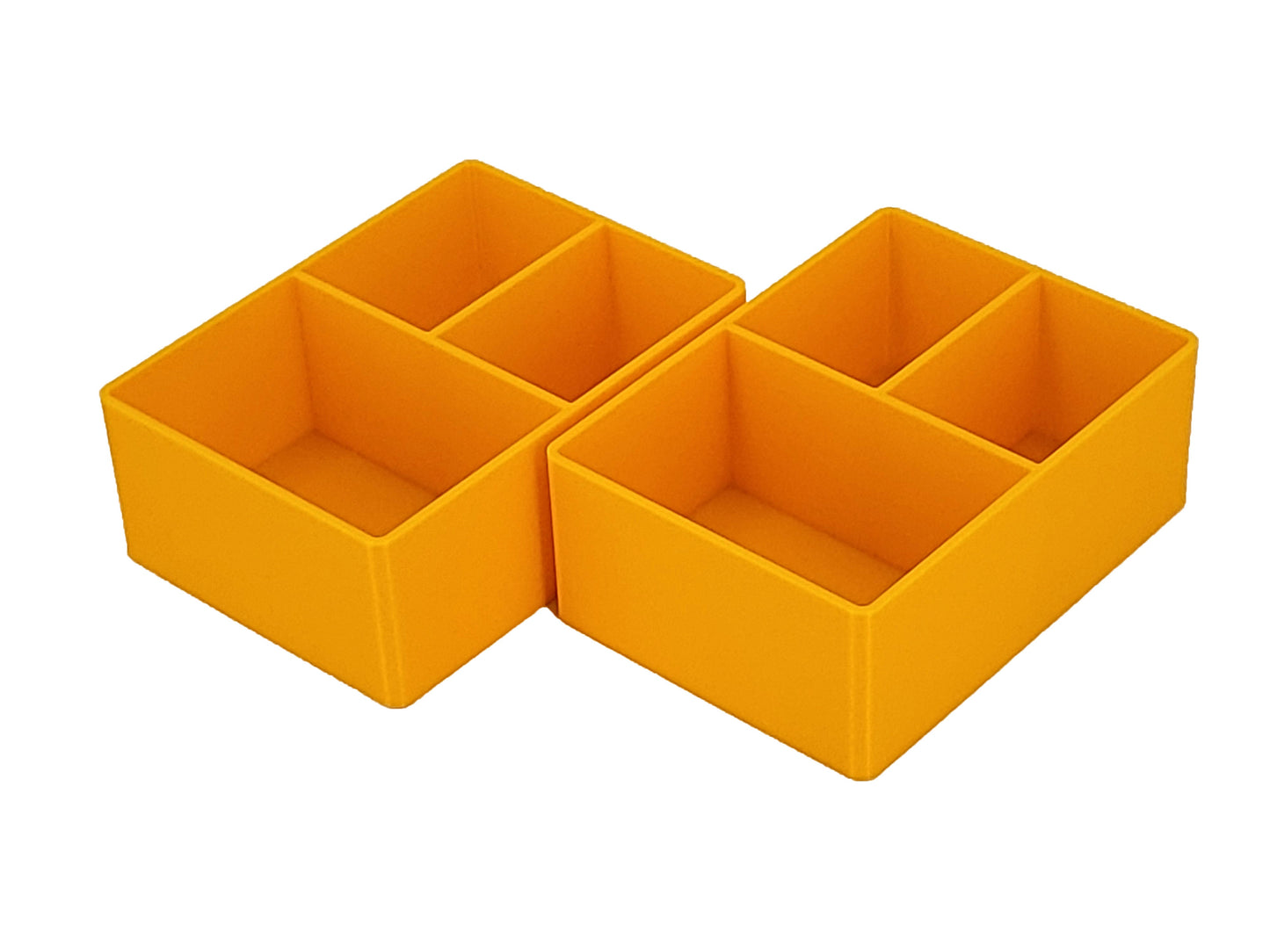 Dewalt TSTAK 2-Drawer Tool Box Compatible Small Nesting Bins - Yellow