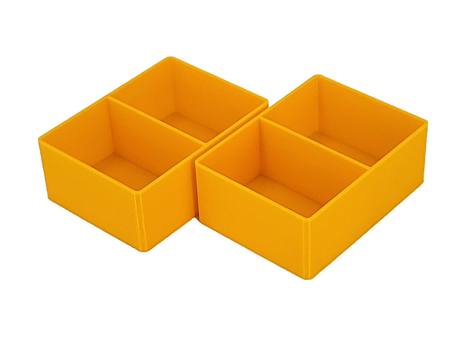 Dewalt TSTAK 2-Drawer Tool Box Compatible Small Nesting Bins - Yellow