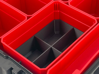 Craftsman Versastack Organizer Compatible Large Nesting Bin Set - Black