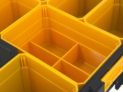 Dewalt Deep Pro Organizer Compatible Large Nesting Bin Set - Yellow