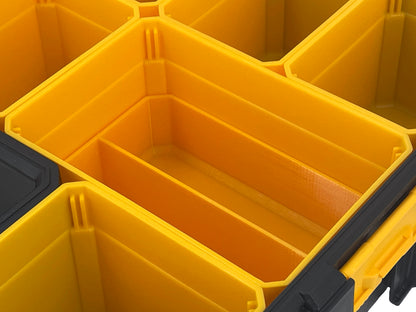 Dewalt Deep Pro Organizer Compatible Large Nesting Bin Set - Yellow