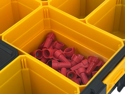 Dewalt Deep Pro Organizer Compatible Large Nesting Bin Set - Yellow