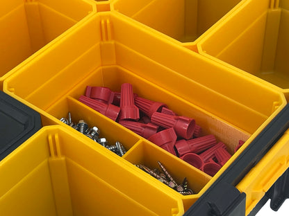 Dewalt Deep Pro Organizer Compatible Large Nesting Bin Set - Yellow