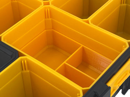 Dewalt Deep Pro Organizer Compatible Large Nesting Bin Set - Yellow
