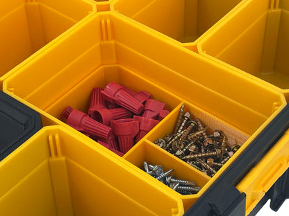 Dewalt Deep Pro Organizer Compatible Large Nesting Bin Set - Yellow