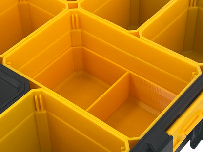 Dewalt Deep Pro Organizer Compatible Large Nesting Bin Set - Yellow