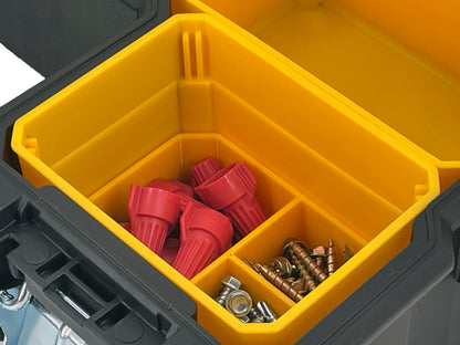 Dewalt Deep Pro Organizer Compatible Small Nesting Bin Set - Yellow