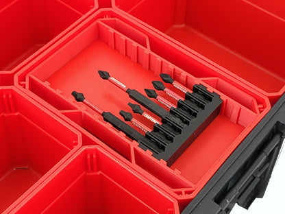 Craftsman XL Pro Organizer Compatible Bit Holder Bin - Red