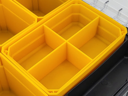 DeWalt TSTAK Organizer Compatible Large Nesting Bin - Yellow