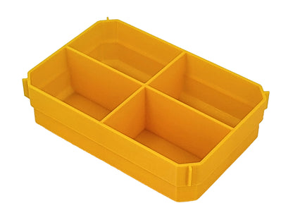 DeWalt TSTAK Organizer Compatible Large Nesting Bin - Yellow