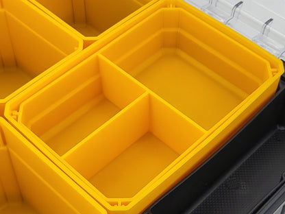 DeWalt TSTAK Organizer Compatible Large Nesting Bin - Yellow