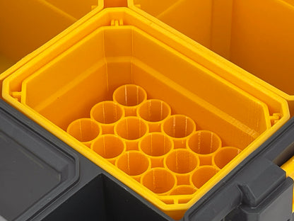 DeWalt Mid Size Pro Compatible AA AAA C D 9V Battery Insert Bin