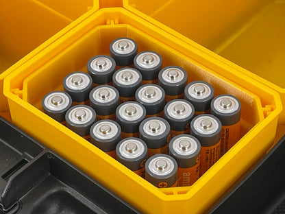 Dewalt TSTAK Organizer Compatible AA AAA C D 9V Battery Insert Bin