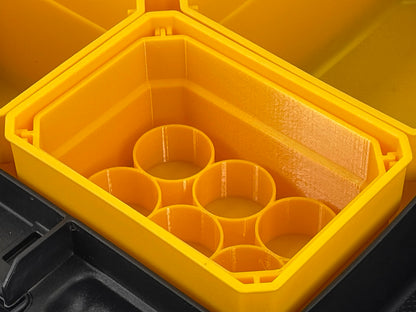 Dewalt TSTAK Organizer Compatible AA AAA C D 9V Battery Insert Bin