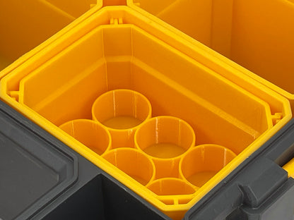 DeWalt Mid Size Pro Compatible AA AAA C D 9V Battery Insert Bin