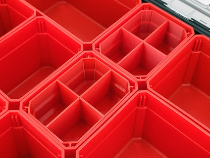 Craftsman XL Pro Organizer Compatible Small Nesting Bins - Red