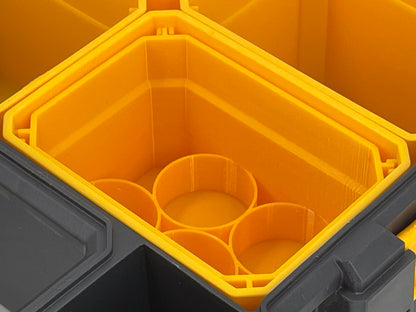 DeWalt Mid Size Pro Compatible AA AAA C D 9V Battery Insert Bin