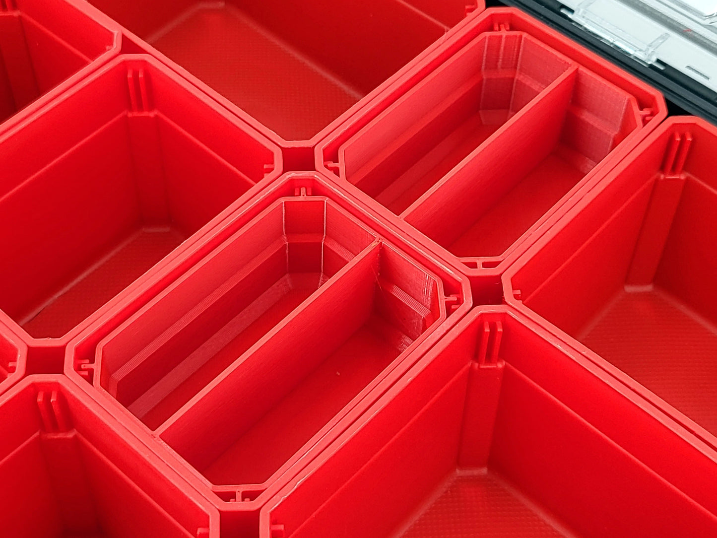 Craftsman XL Pro Organizer Compatible Small Nesting Bins - Red