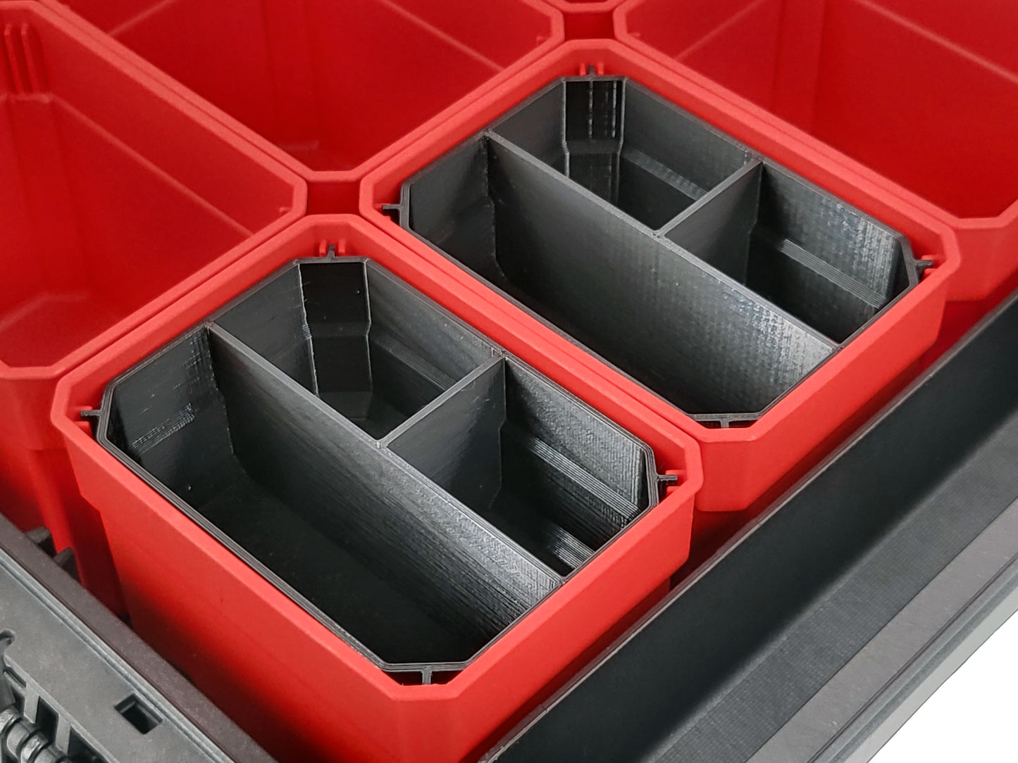 Craftsman TRADESTACK Organizer Compatible Small Nesting Bins - Black