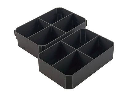 Craftsman Versastack Organizer Compatible Large Nesting Bin Set - Black