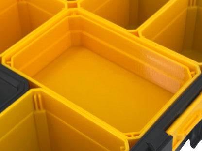 Dewalt Deep Pro Organizer Compatible Large Nesting Bin Set - Yellow