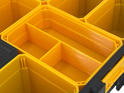 Dewalt Deep Pro Organizer Compatible Large Nesting Bin Set - Yellow