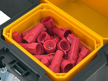 Dewalt Deep Pro Organizer Compatible Small Nesting Bin Set - Yellow