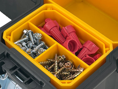 Dewalt Deep Pro Organizer Compatible Small Nesting Bin Set - Yellow