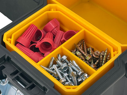 Dewalt Deep Pro Organizer Compatible Small Nesting Bin Set - Yellow