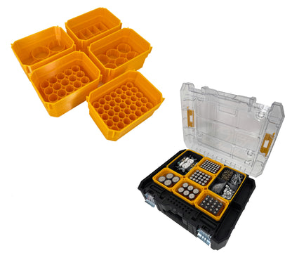 Dewalt TSTAK Organizer Compatible AA AAA C D 9V Battery Insert Bin