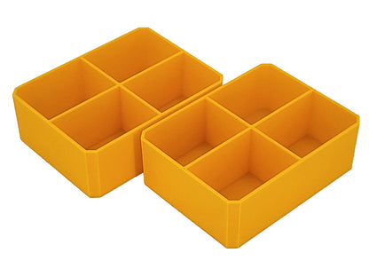 DeWalt ToughSystem DS150 Small Case Compatible Small Nesting Bins - Yellow