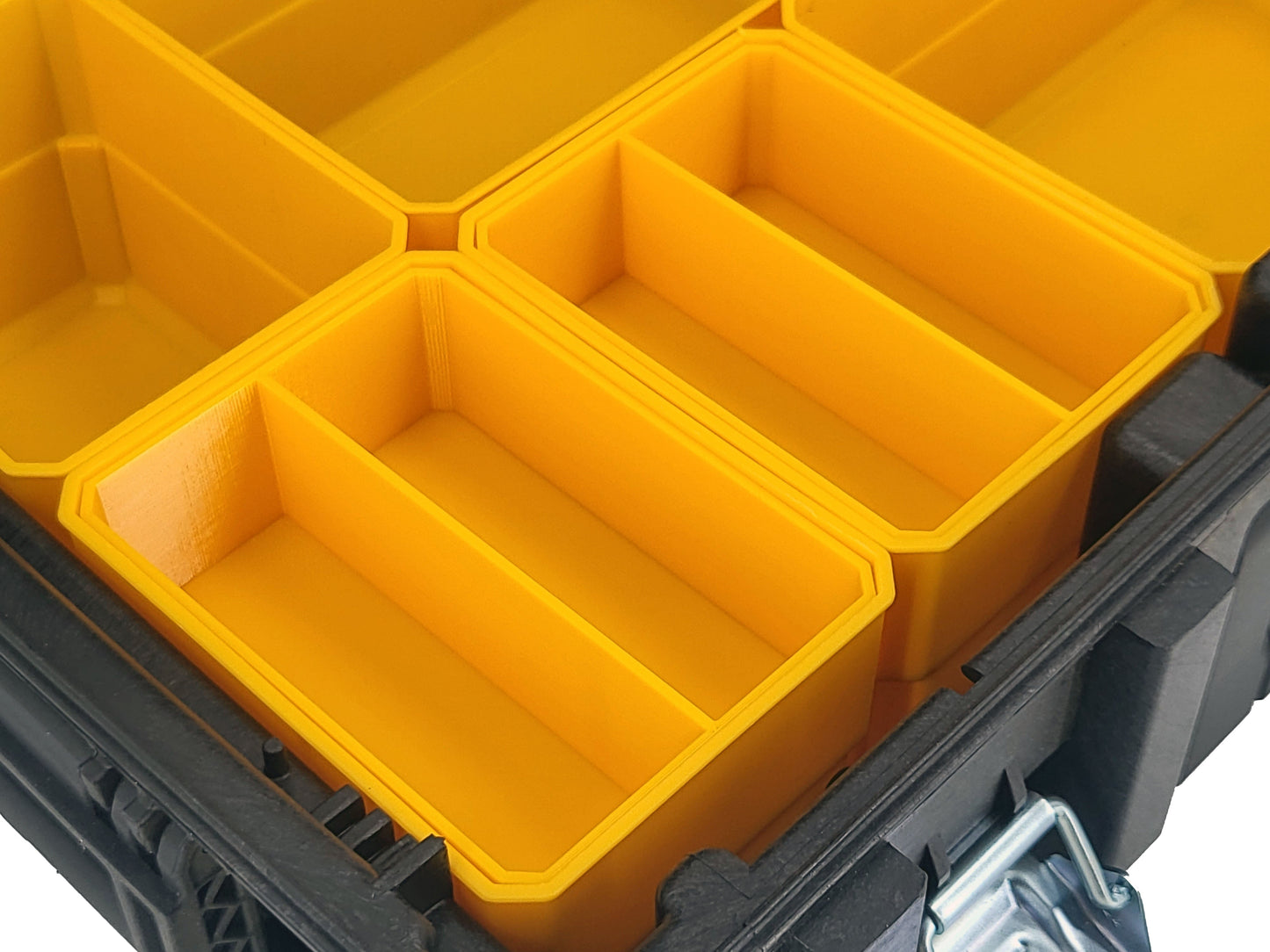 DeWalt ToughSystem DS150 Small Case Compatible Small Nesting Bins - Yellow