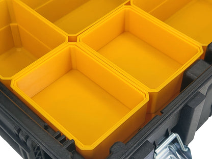 DeWalt ToughSystem DS150 Small Case Compatible Small Nesting Bins - Yellow