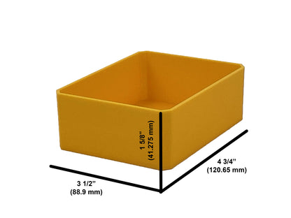 DeWalt ToughSystem DS150 Small Case Compatible Small Nesting Bins - Yellow