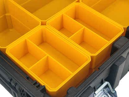 DeWalt ToughSystem DS150 Small Case Compatible Small Nesting Bins - Yellow