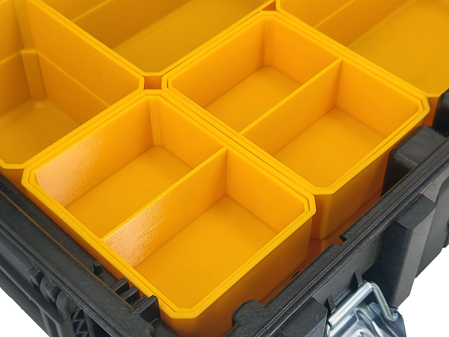 DeWalt ToughSystem DS150 Small Case Compatible Small Nesting Bins - Yellow