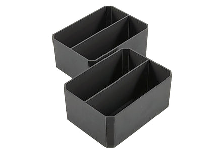 DeWalt Shallow Pro Organizer Compatible Small Nesting Bins - Black