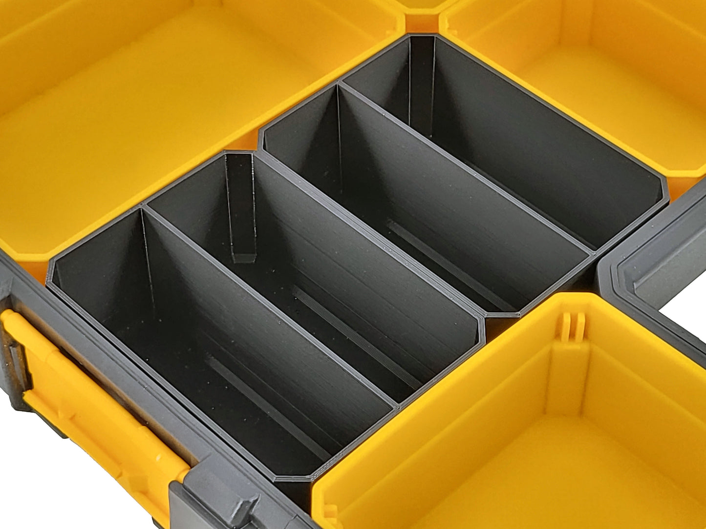 DeWalt Shallow Pro Organizer Compatible Small Nesting Bins - Black