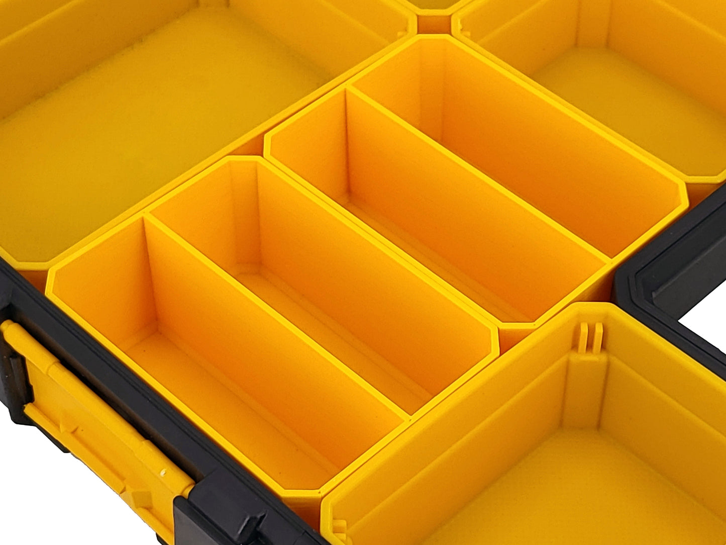 DeWalt Shallow Pro Organizer Compatible Small Nesting Bins - Yellow