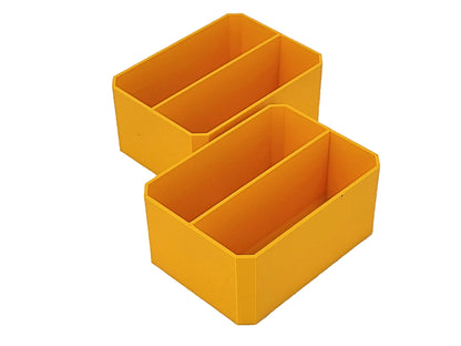 DeWalt Shallow Pro Organizer Compatible Small Nesting Bins - Yellow