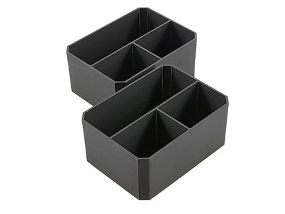 DeWalt Shallow Pro Organizer Compatible Small Nesting Bins - Black