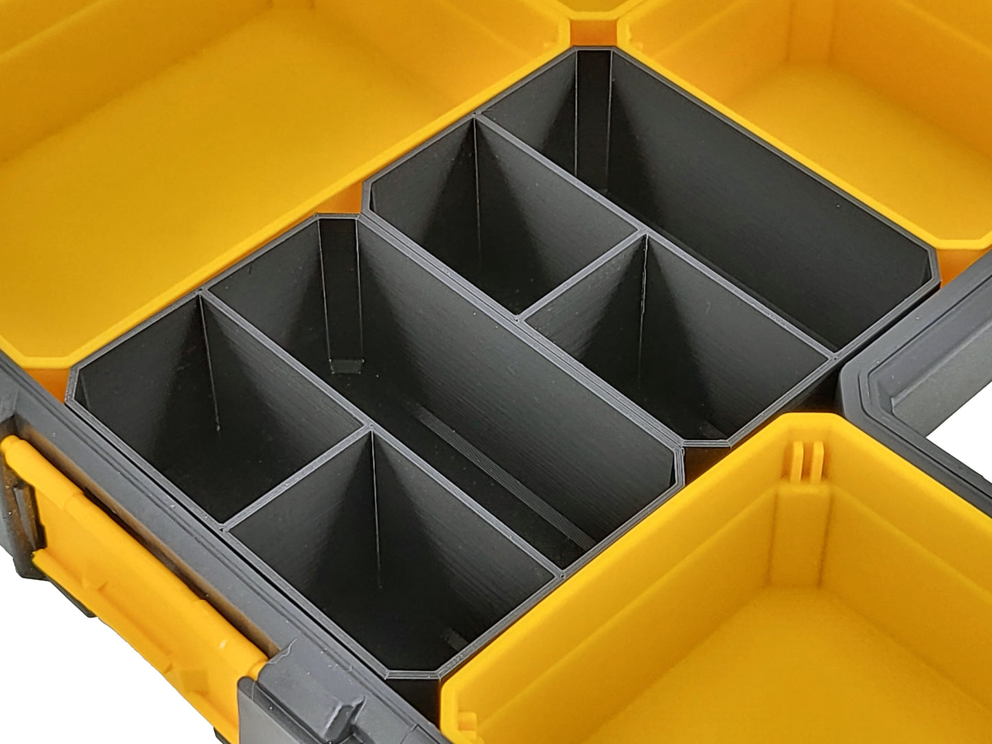 DeWalt Shallow Pro Organizer Compatible Small Nesting Bins - Black