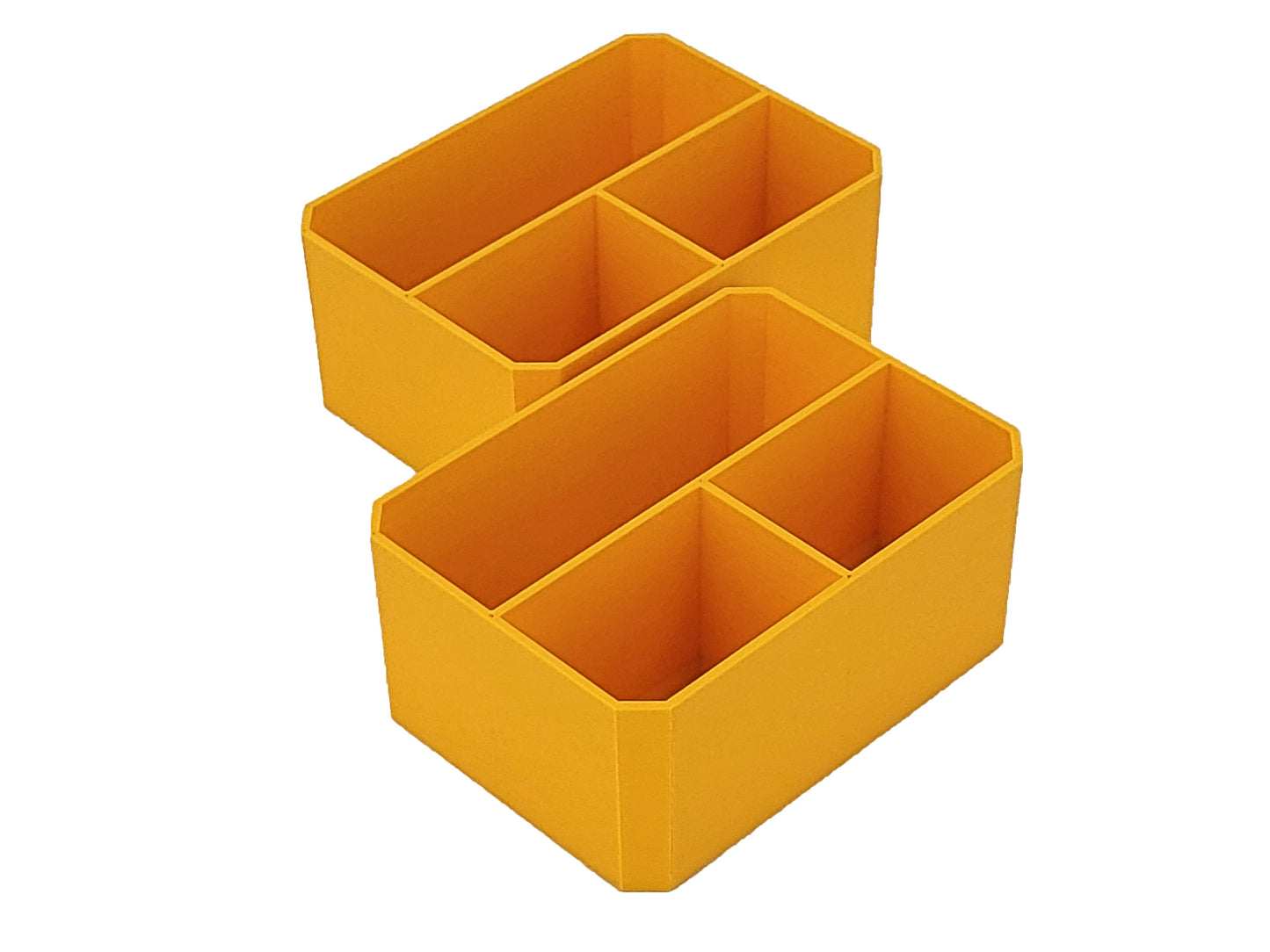 DeWalt Shallow Pro Organizer Compatible Small Nesting Bins - Yellow